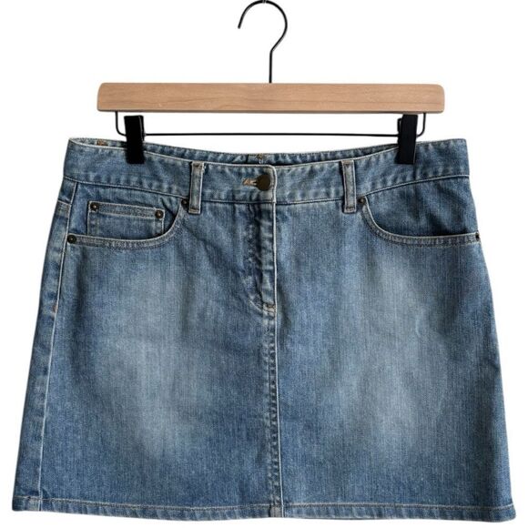 Theory Denim Mini Skirt - Picture 7 of 7